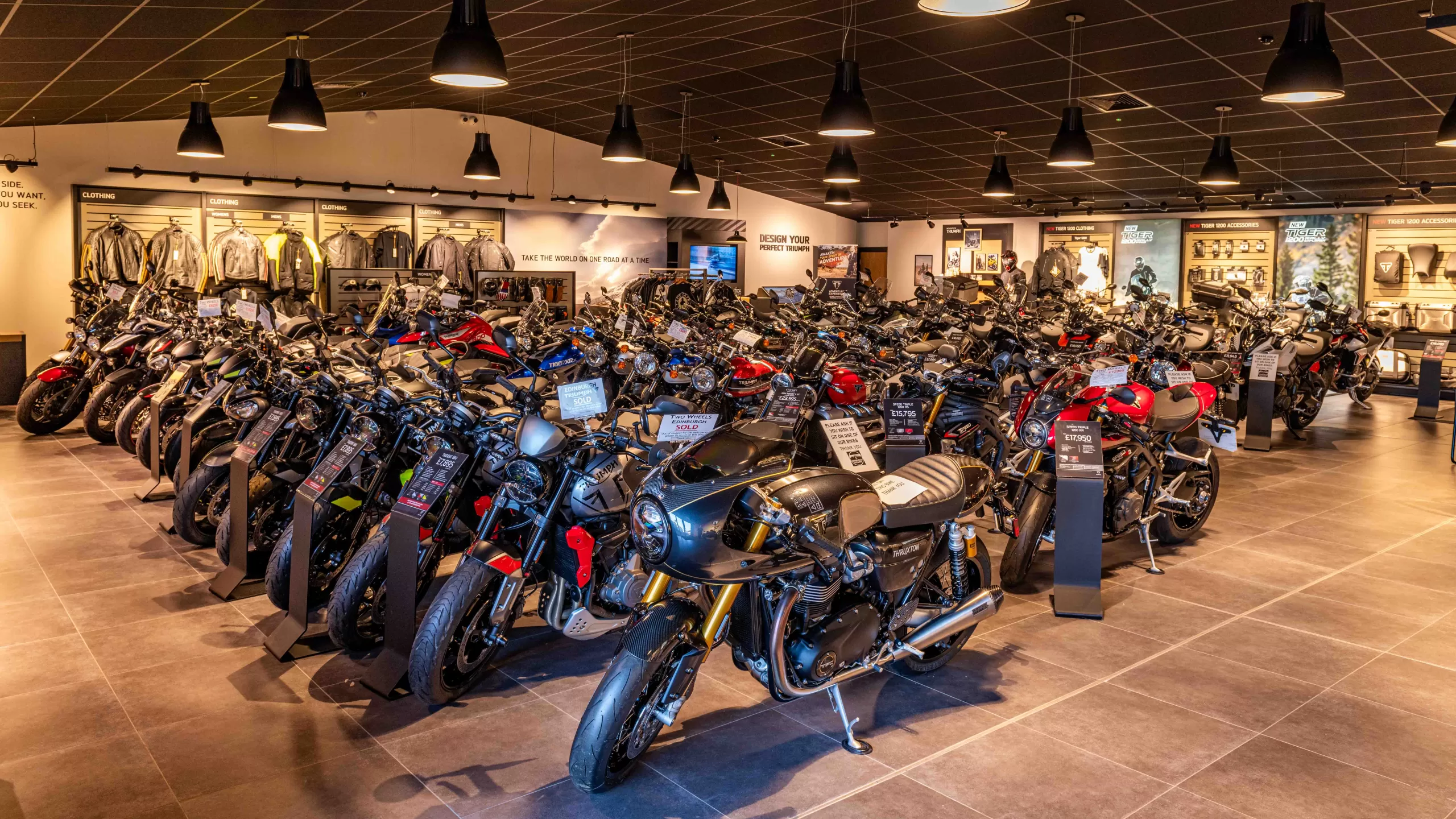 Edinburgh Triumph Showroom